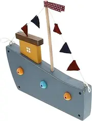 Kids' Sailboat Model Wooden Artware Desktop Decoration Present for Kids Simulation Sailboat Decoration