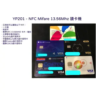 NFC RFID Reader 讀卡機 Mifare 13.56Mhz 悠遊卡 一卡通 悠遊聯名卡 學生證 門禁卡