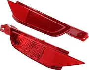 For Fo=rd Fiesta MK7 2008-2015 Car Left Right Rear Tail Bumper Reflector Lamp Brake Light Fog Lights