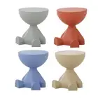 Small Side Table with Storage Flat Head Bedside Nightstand Sofa Edge Table for