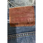 LEVIS522稀有原廠抓破潑漆黃金尺尺碼