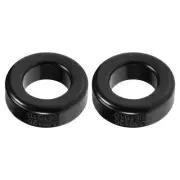 2Pcs Toroid Core,Ferrite Chokes Ring (Black Gray,27.3x14.2x11mm)