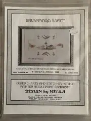 Vtg Cross Stitch Pattern Chart Islesboro Light Design By Helga 1988 Brand New
