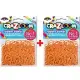【美國Cra-Z-Art】Cra-Z-Loom 彩虹圈圈編織 橡皮筋補充包 橘黃x2包