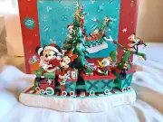 Mickey Mouse And Friends Musical Train Disney Figurine Holiday Christmas NIB