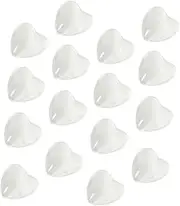 DINHEAROM 100Pcs Glass Nail Art Display Rack Clear Polish Color Charts for Manicure Tools Dual Sided Nail Polish Showcase for Creative Designs for Professional and Home Use