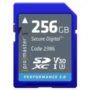 ProMaster SDXC Performance 256 GB (2.0) V30 Memory Card