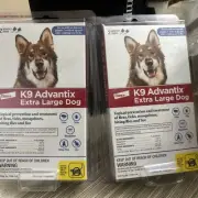 Lot 2 Elanco - K9 Advantix - Large Dog [21-55 Lbs] Flea & Tick Killer - 2 Doses