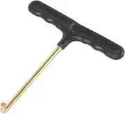 Trampoline Hand Tool Spring Pull T-Hook Tool Metal Tent Peg Puller for Jumping Trampoline