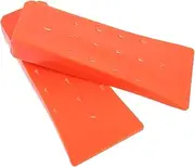 TINEASUR 2pcs Logging Wedge Logging Chock Tool Replacement Felling Wedge Lumbering Tool Wood Cutting Tools Forestry Wedge Plastic Felling Wedge Woodcutting Chock Tree Felling Wedge