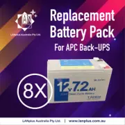 Replacement Battery Pack for APC Smart UPS 2200XL 3000XL 3U RBC27 SU3000RMXL3U