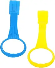 UTHCLO 2Pcs Pull Up Handles for Playpen Safe and Ergonomic Standing Assistance Rings Indoor Use Accessories for Cognitive Development and Fall Prevention