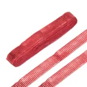 20 Yards Square Sequins Trim 9 Row 1.6 Inch Flat Sequin Strip Red