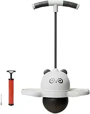 Poogo Sticks, Jumping Stick, Panda Jumping Ball With Colorful Light, Balance Board Jumper With Handle, Jumping Ball With Handle In Panda Shape, Non-Slip Kids Toy For Children Boys Girls Birthday