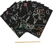 1 Set Children's Birthday Party Return Present Kids Craft DIY Cards Scratch Paper Art Kit