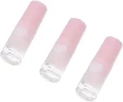 FUNOMOCYA 3pcs Portable Essential Oil Roller Ball Bottles Heart Pattern Glass Perfume Sub Bottles for DIY Cosmetics Leak Design for Easy Application and Travel