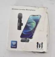 Wireless Lavalier Microphone Bluetooth For Type C One To Two Plug & Play