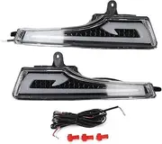 XTevu Daytime Running Light, LED DRL Lamp, Compatible with Nissan Altima Teana 2013-2015, 12V DC Running Light Replacement, 2-Color LED Driving Light Kit