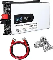 tieedhfu Car Pure Sine Wave Inverter 5000W Max Inverter Pure Sine Wave Converter 5000 Watts Power Inverter Peak Convenient, 24V to 220V