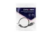 DYNAMIX 0.3m USB 2.0 Mini-B (5-pin) Male to USB-A Male Connectors.