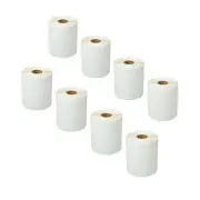 8 Rolls 4x3 Direct Thermal 500/R Labels for Zebra 2824 Eltron Rollo Printer