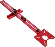 Woodworking Rounding Guide Rail Fixture Multifunctional Router Template Aluminum Alloy Router Jig