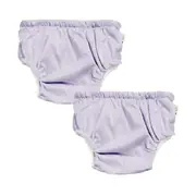 EcoNaps Reusable Swim Nappy 2 Pack - Lavender - Extra Large 13+kg
