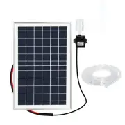 Solar Power Fish Pond Filtration and Oxygen Pump for Continuous Operation