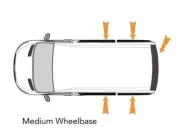 Complete Curtain Kit for VW Crafter MWB 2006 - 2017