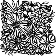 The Crafters Workshop Bouquet Bliss Stencil