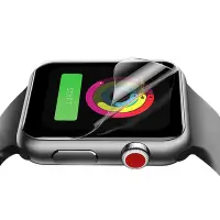 在飛比找Yahoo奇摩購物中心優惠-Applewatch 42mm 透明水凝膜智慧手錶保護貼 A