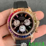 【免稅店】ROLEX勞力士迪通拿彩虹系列116599RBOW 116598RBOW 116595RBOW機械4130機芯