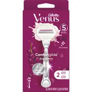 Gillette Venus Comfortglide Sugarberry Razor With 2 Razor Blades each