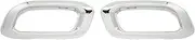 Cechoayuu Exhaust Tip Cover Trim, Tail Throat Vent Decoration Accessory, Benz GLC GLE GLS Class 2020-2023, for (Plated)