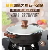 在飛比找森森購物網優惠-鍋寶鑄造大理石紋不沾鍋萬用回饋組