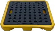 Spill-Proof Tray Oil Tank Spill Tray，Spill Containment Platform, Leakproof Tray with Top Grates, Modular Warehouses Factory Garage Industrial Uses Polyethylene Spill Platform, Storage Stack