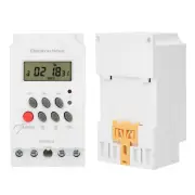 Digital Time Switch LCD Micro‑Computer Electron Timer Switch ABS 220V KG316T‑II