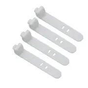 4Pcs/set Anti-Lost Silicone Earphone Cable Storage Buckle Winder Organizer Office Desk Data Cord Holder Management For Xiaomi IPhone