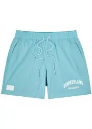 Nahmias Summerland Shell Swim Shorts - Light Blue 2 S