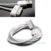 100X 10FT USB 30PIN WHITE CABLE DATA SYNC CHARGER SAMSUNG GALAXY TAB TABLET 10.1