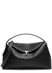 Totême T-Lock Leather top Handle bag - Black One Size