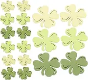 Gogogmee Wood Slices 100pcs Shamrock Confetti St Patricks Day Home Decorations Irish Tradition Symbol