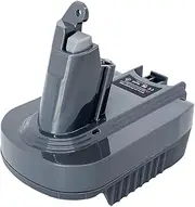 QINIZX Adapter Converter for Makita Battery to Dyson V6 Series Vacuum Tool, Convert Makita 18V LXT Lithium Battery to Dyson 21.6V V6 Animal Absolute Motorhead Slim Battery SV04 SV09 DC59 DC62