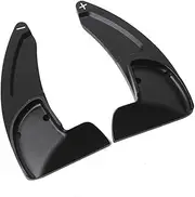 Car Steering Wheel Shift Paddles for Dodge Challenger for Charger 2015-2020 Car DSG Shifter Styling Accessories Extension Shifters 2pcs HTEOPOEKFR(Black)