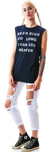 [UNIF] Been High Sleeveless Tee