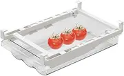Refrigerator Egg Storage Box - Under Shelf Refrigerator Egg Box - Clear Slide Drawer Type Refrigerator Egg Bin, High Capacity Pull out Fridge Organizer Bins for Eggs
