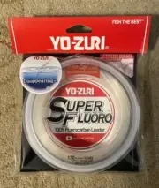 Yo-Zuri Super Fluoro 100% Fluorocarbon Leader 130lb 30yd Clear