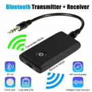 2 in 1 Bluetooth Transmitter Receiver Wireless Adapter TV Home Stereo A2DP Audio