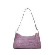2 Pcs 2021 New Fashion Alligator Pu Leather Baguette Bag Lady Shoulder Messenger Bags Women Leather Handbags Luxury Brand Crossbody Totes