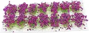 Angoily 1 Box Grass Shed Artificial Plant Grass Model Landscape Basket Arrangement Wisteria Large Moss Ferns Garland Bouquet Artificial Shrubs Tree Outdoor Plants Plastic Resin Purple